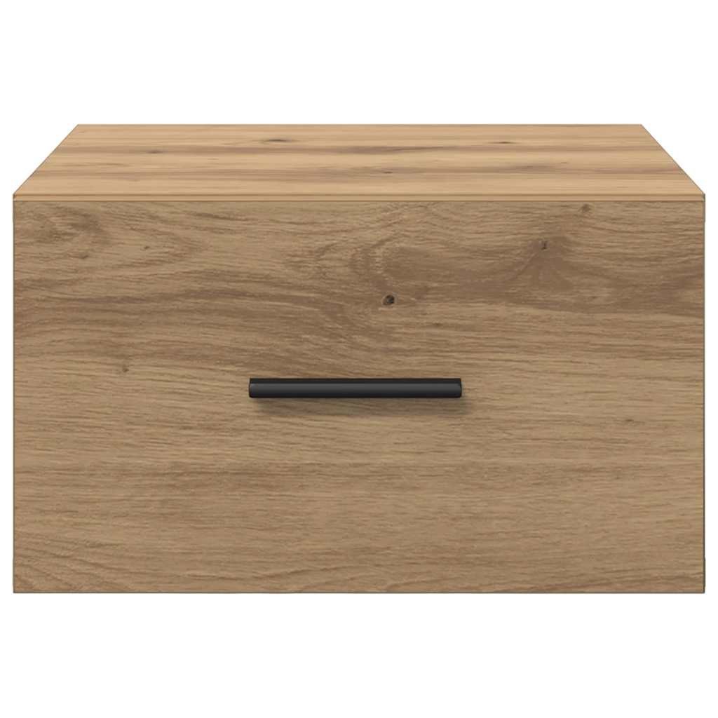 Nachtkastje 2 pcs artisanaal eikenkleurig 35 x 35 x 20 cm