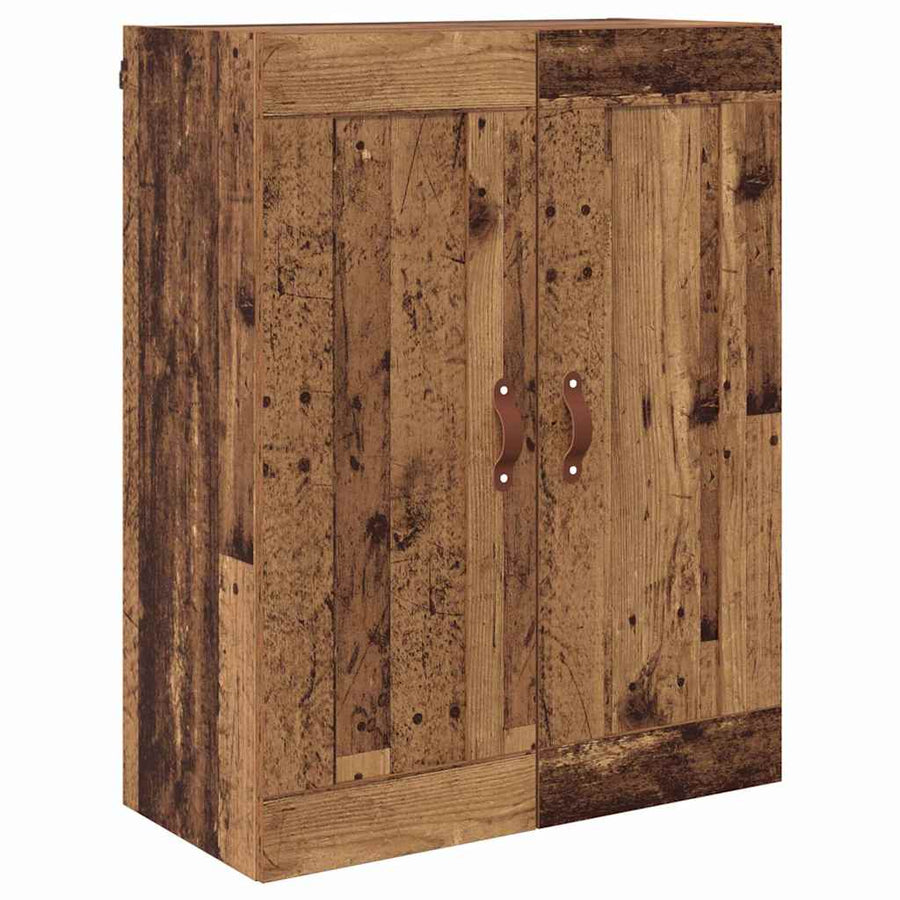 Wandkast Oud Hout 69,5 x 34 x 90 cm Bewerkt hout