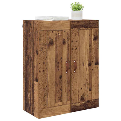 Wandkast Oud Hout 69,5 x 34 x 90 cm Bewerkt hout