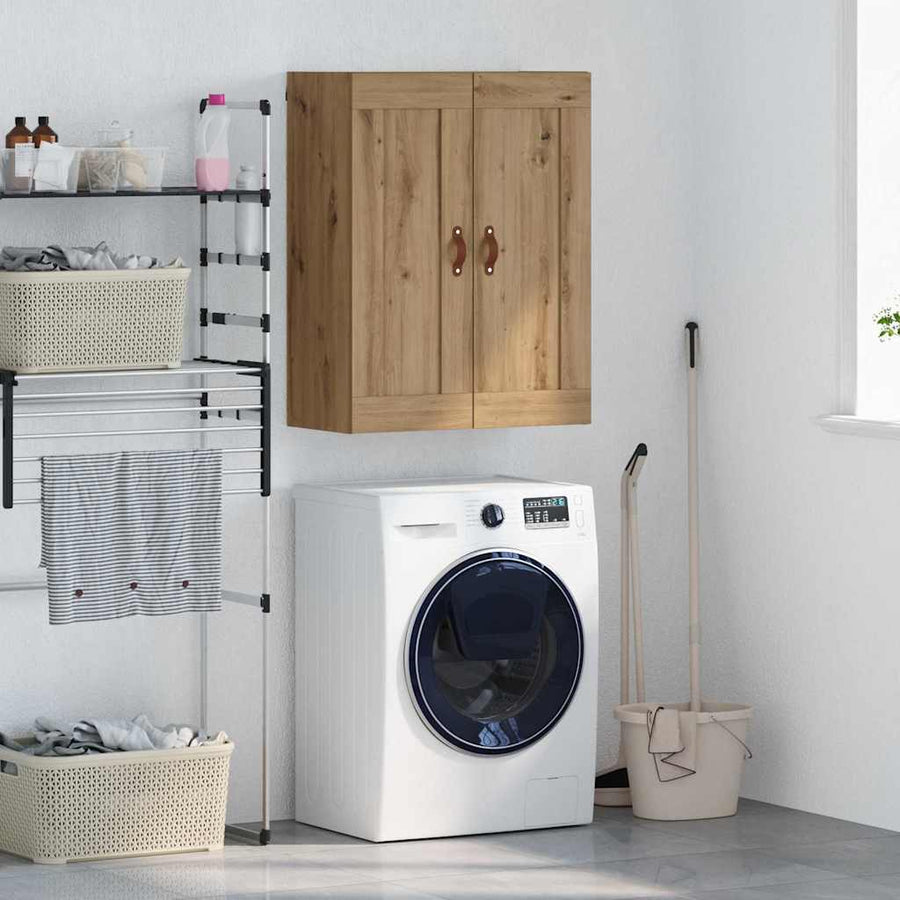 Wandkast Artisan Eiken 69,5 x 34 x 90 cm Bewerkt hout