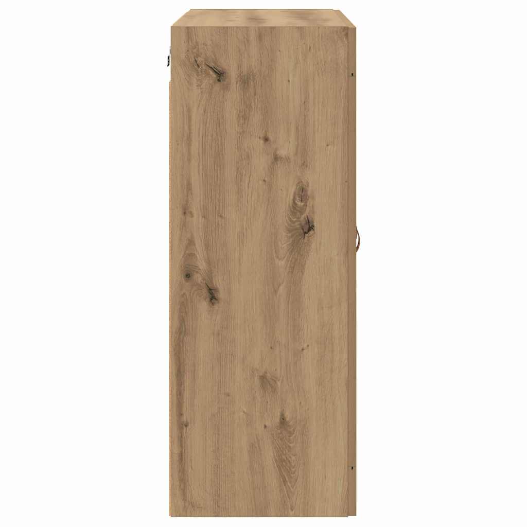 Wandkast Artisan Eiken 69,5 x 34 x 90 cm Bewerkt hout