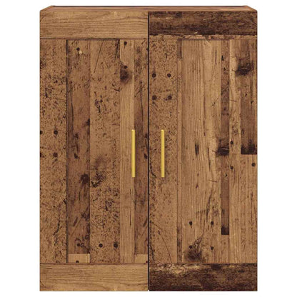 Wandkast Oud Hout 69,5 x 34 x 90 cm Bewerkt hout