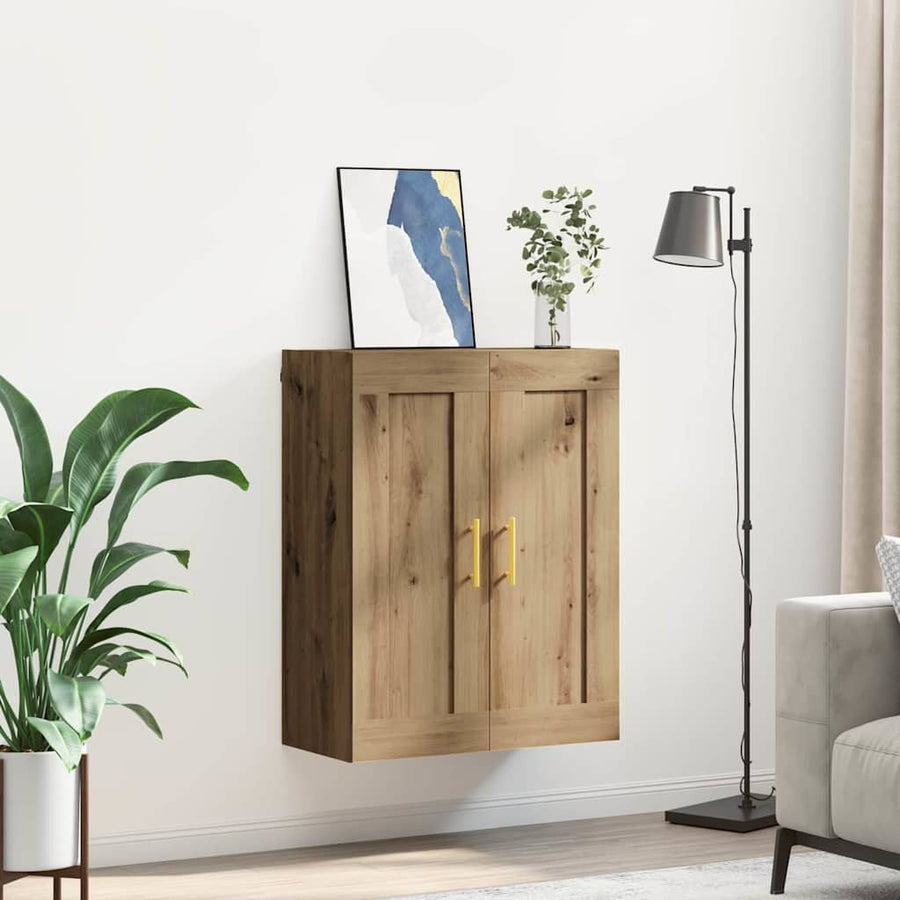 Wandkast Artisan Eiken 69,5 x 34 x 90 cm Bewerkt hout
