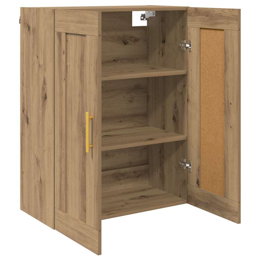 Wandkast Artisan Eiken 69,5 x 34 x 90 cm Bewerkt hout