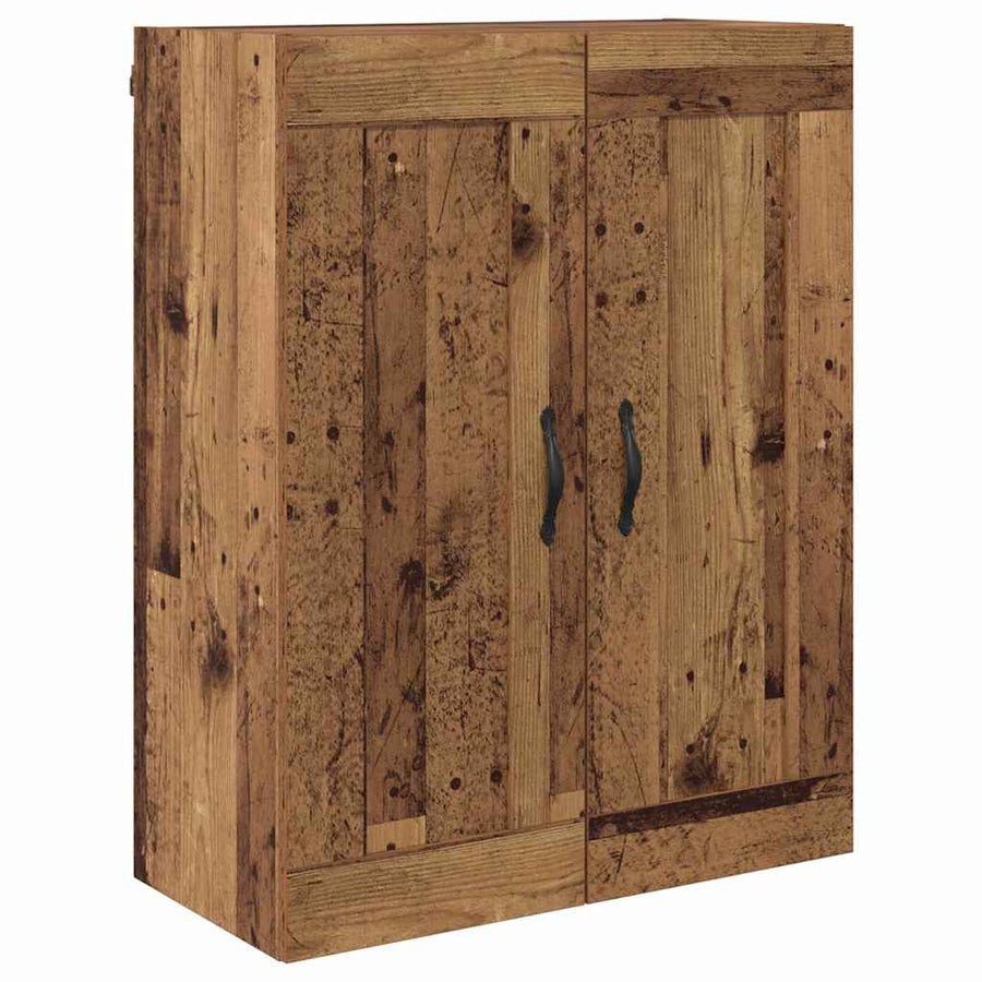 Wandkast Oud Hout 69,5 x 34 x 90 cm Bewerkt hout