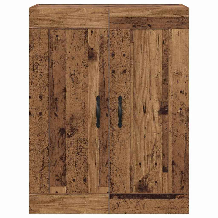 Wandkast Oud Hout 69,5 x 34 x 90 cm Bewerkt hout