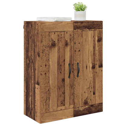 Wandkast Oud Hout 69,5 x 34 x 90 cm Bewerkt hout