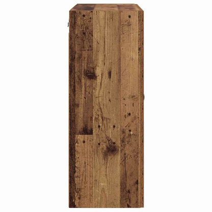 Wandkast Oud Hout 69,5 x 34 x 90 cm Bewerkt hout