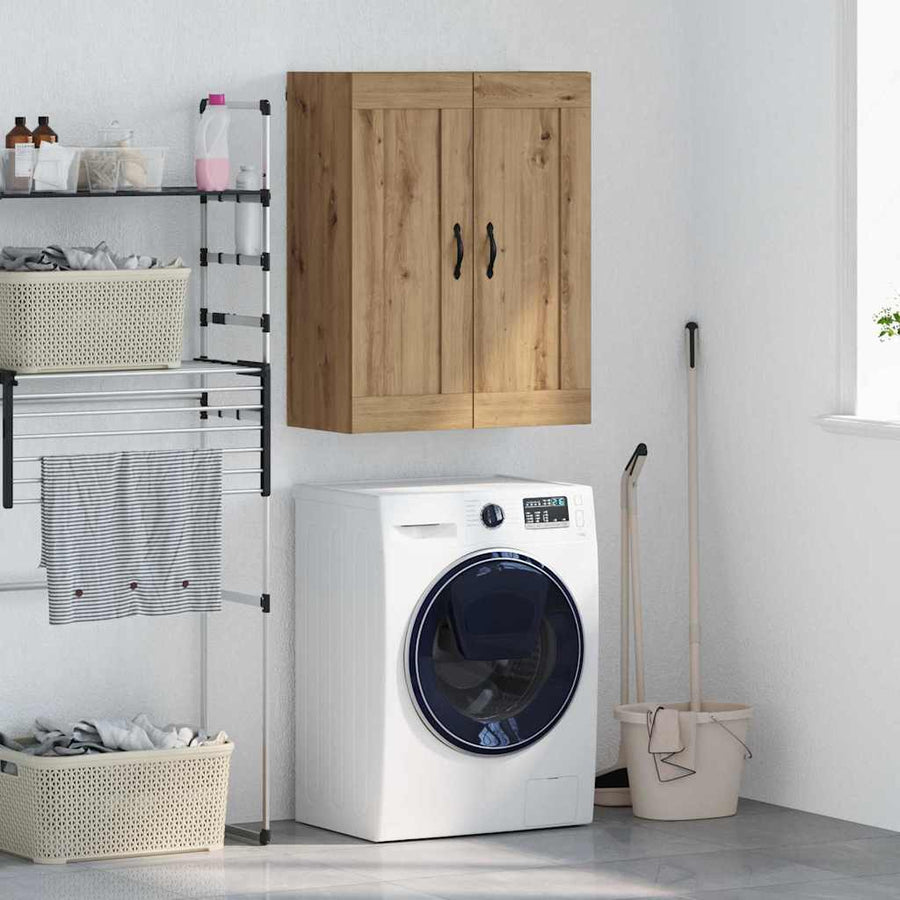 Wandkast Artisan Eiken 69,5 x 34 x 90 cm Bewerkt hout