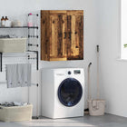 Wandkast 69,5x34x90 cm oud hout spaanplaat