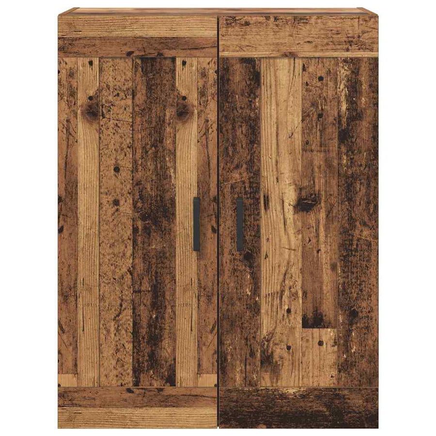 Wandkast Oud Hout 69,5 x 34 x 90 cm Bewerkt hout