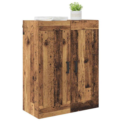 Wandkast Oud Hout 69,5 x 34 x 90 cm Bewerkt hout