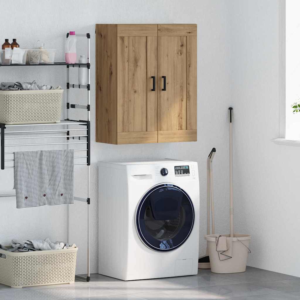 Wandkast Artisan Eiken 69,5 x 34 x 90 cm Bewerkt hout