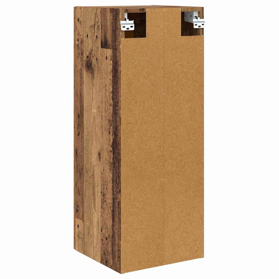 Wandkast Oud Hout 34,5 x 34 x 90 cm Bewerkt hout