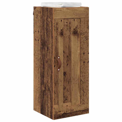 Wandkast Oud Hout 34,5 x 34 x 90 cm Bewerkt hout