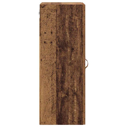 Wandkast Oud Hout 34,5 x 34 x 90 cm Bewerkt hout