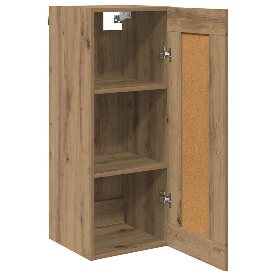 Wandkast Artisan Eiken 34,5 x 34 x 90 cm Bewerkt hout