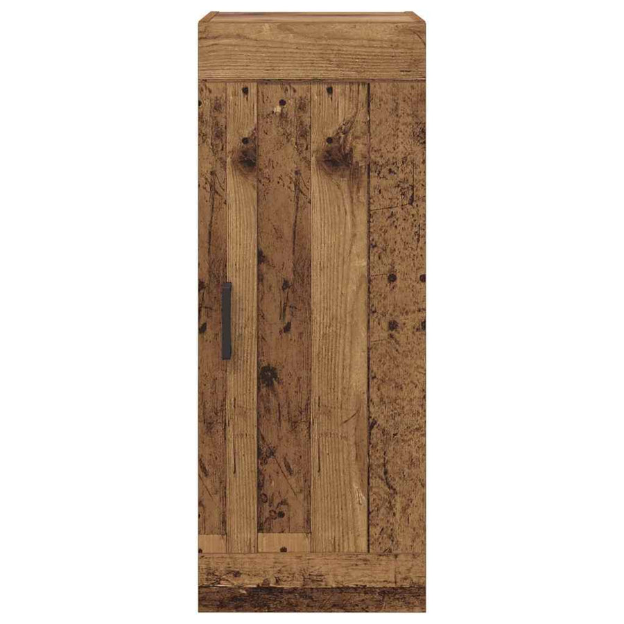 Wandkast Oud Hout 34,5 x 34 x 90 cm Bewerkt hout
