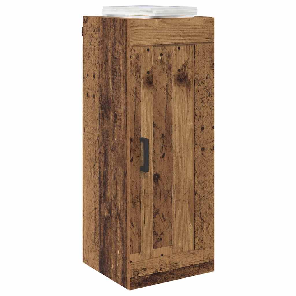Wandkast Oud Hout 34,5 x 34 x 90 cm Bewerkt hout