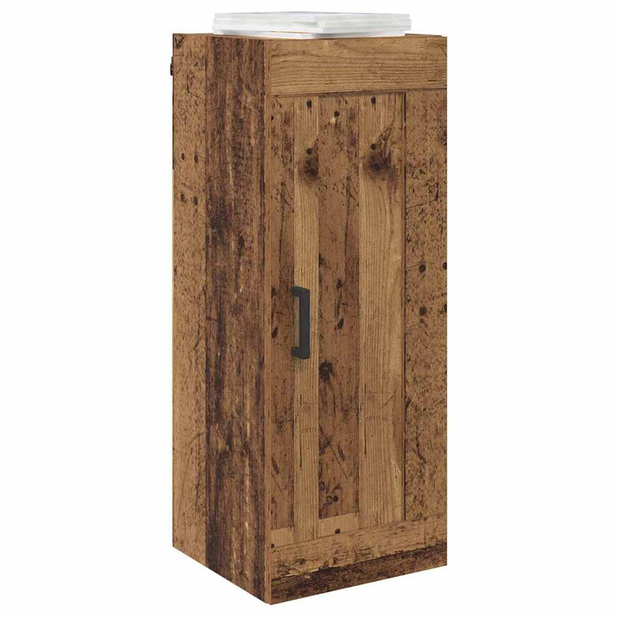 Wandkast Oud Hout 34,5 x 34 x 90 cm Bewerkt hout