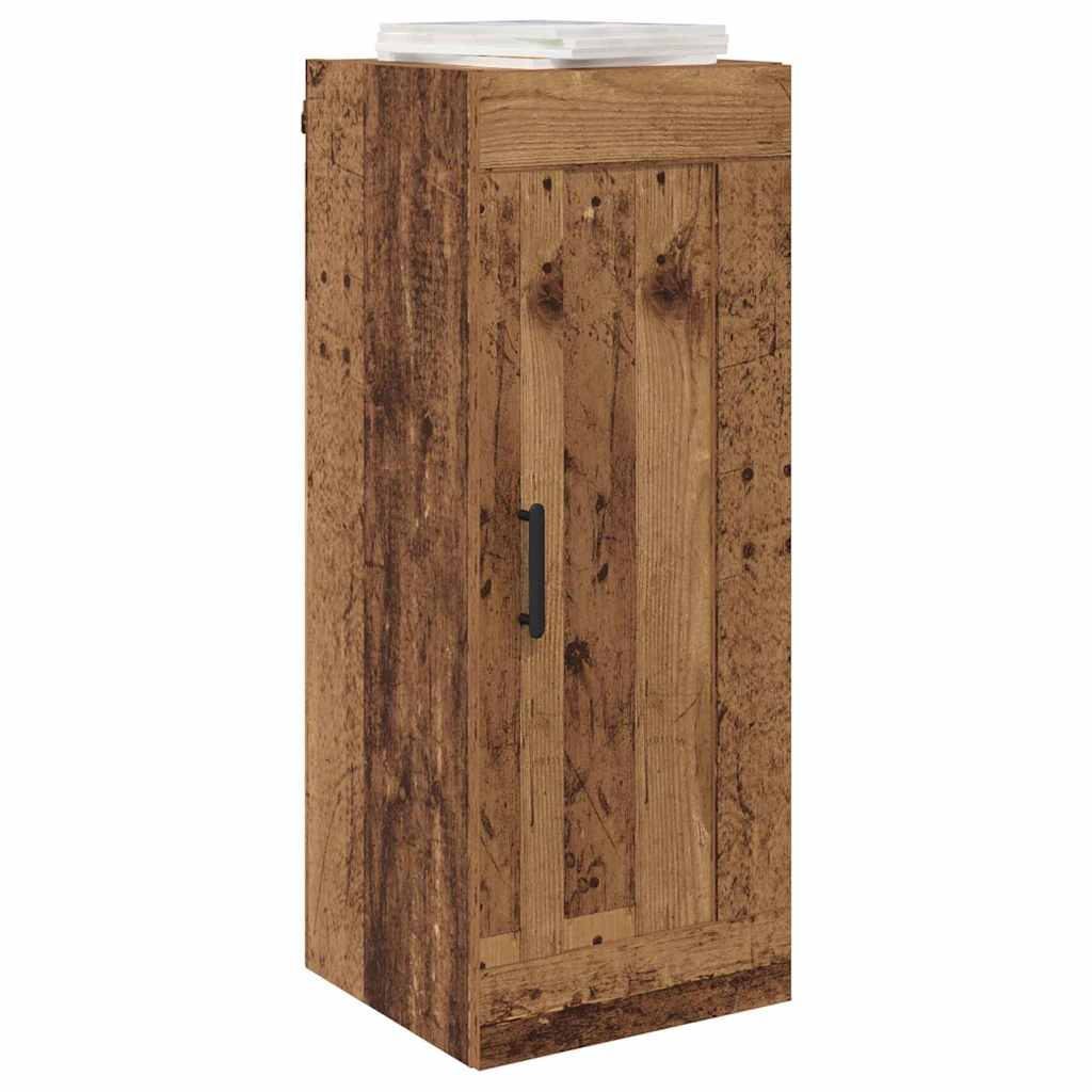 Wandkast Oud Hout 34,5 x 34 x 90 cm Bewerkt hout