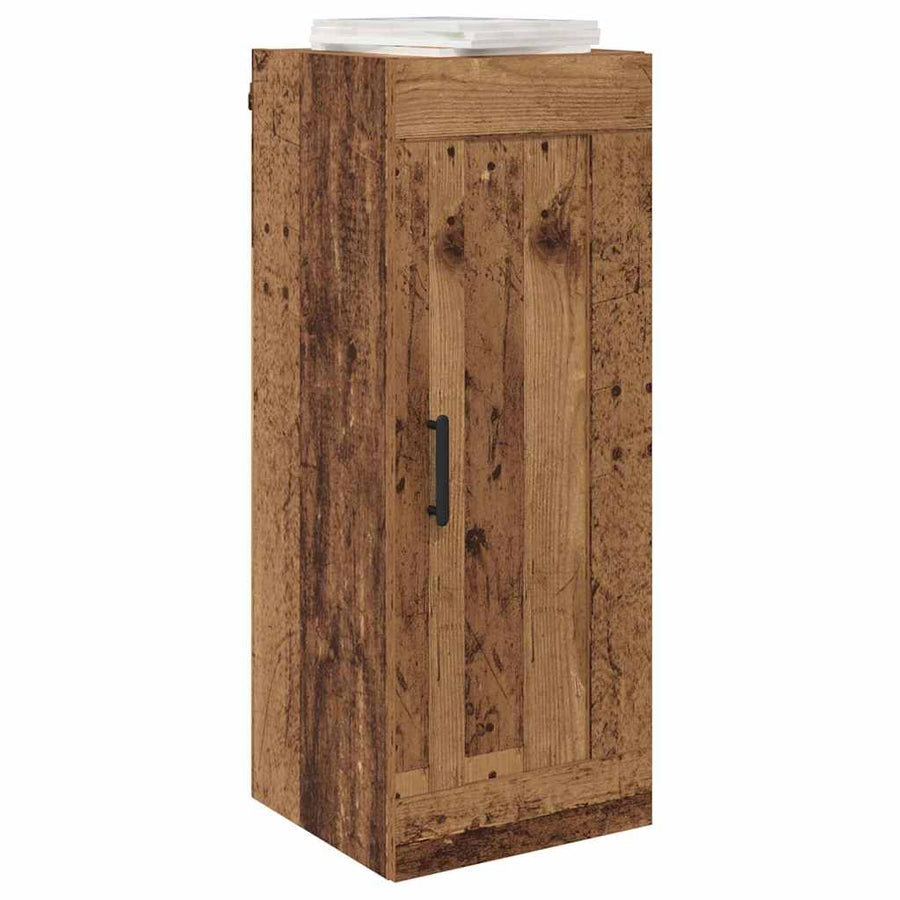 Wandkast Oud Hout 34,5 x 34 x 90 cm Bewerkt hout