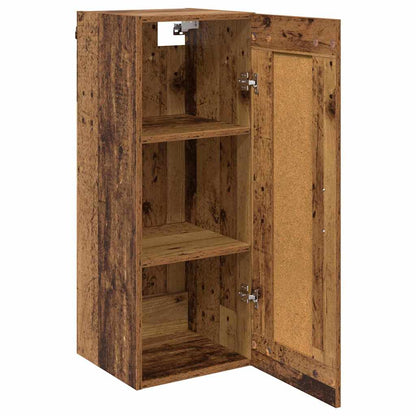 Wandkast Oud Hout 34,5 x 34 x 90 cm Bewerkt hout