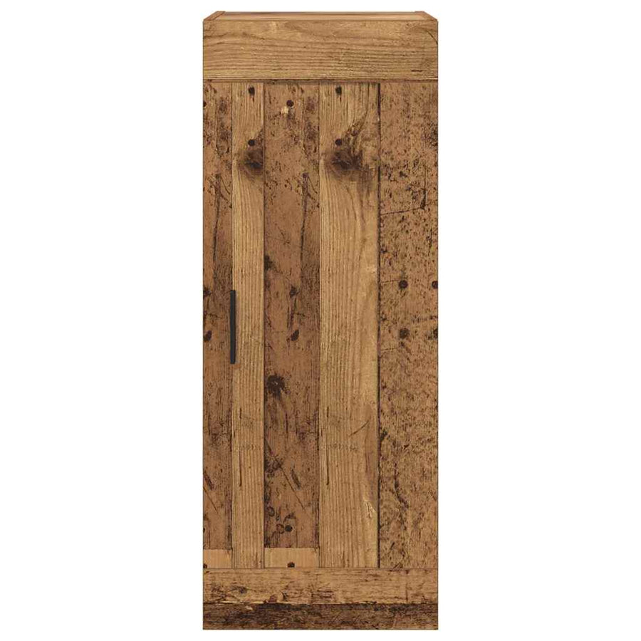 Wandkast Oud Hout 34,5 x 34 x 90 cm Bewerkt hout