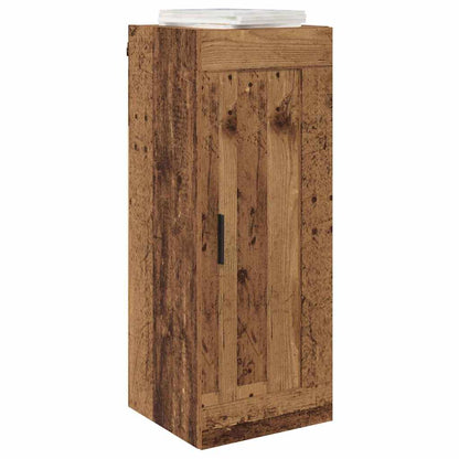 Wandkast Oud Hout 34,5 x 34 x 90 cm Bewerkt hout