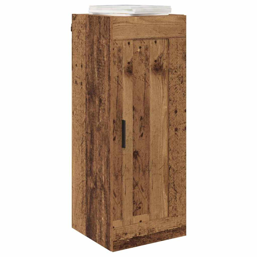 Wandkast Oud Hout 34,5 x 34 x 90 cm Bewerkt hout