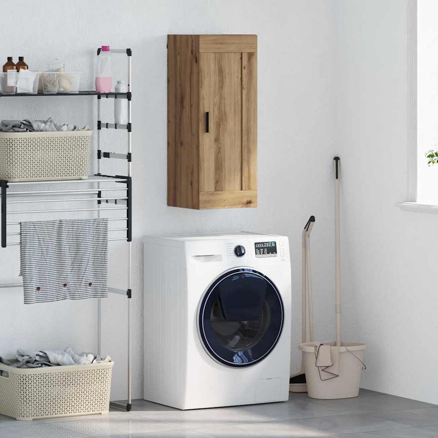 Wandkast Artisan Eiken 34,5 x 34 x 90 cm Bewerkt hout