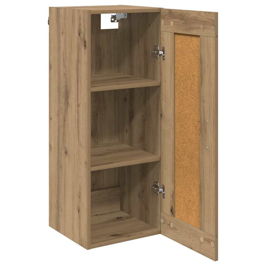Wandkast Artisan Eiken 34,5 x 34 x 90 cm Bewerkt hout