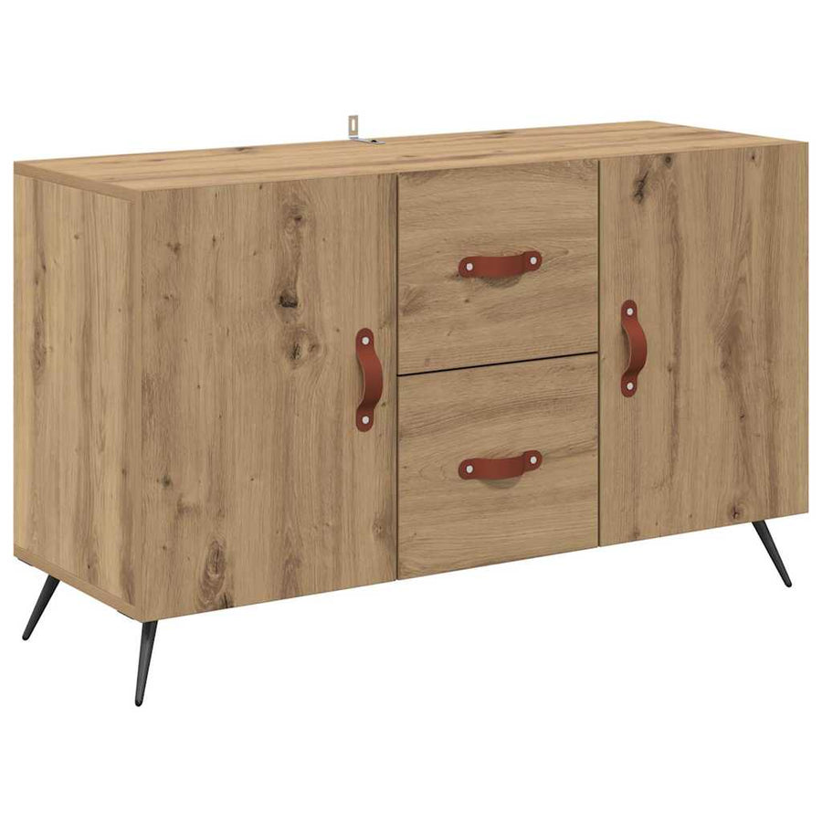 Dressoir met lade Artisan Eiken 100 x 36 x 60 cm Bewerkt hout
