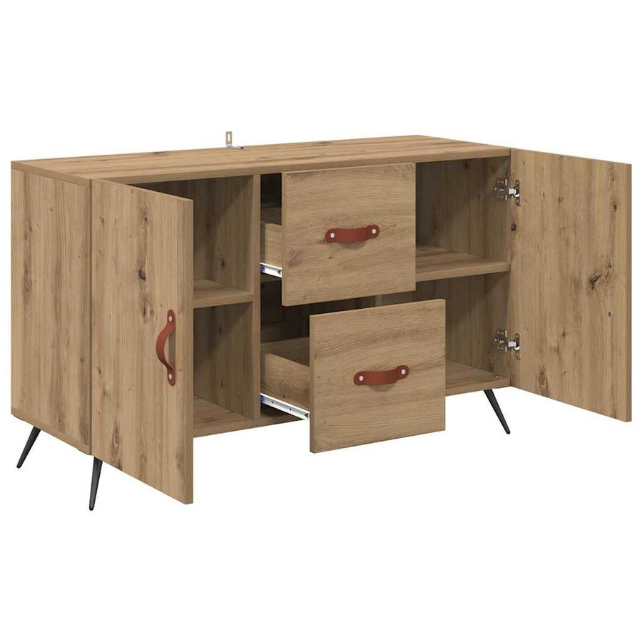 Dressoir met lade Artisan Eiken 100 x 36 x 60 cm Bewerkt hout
