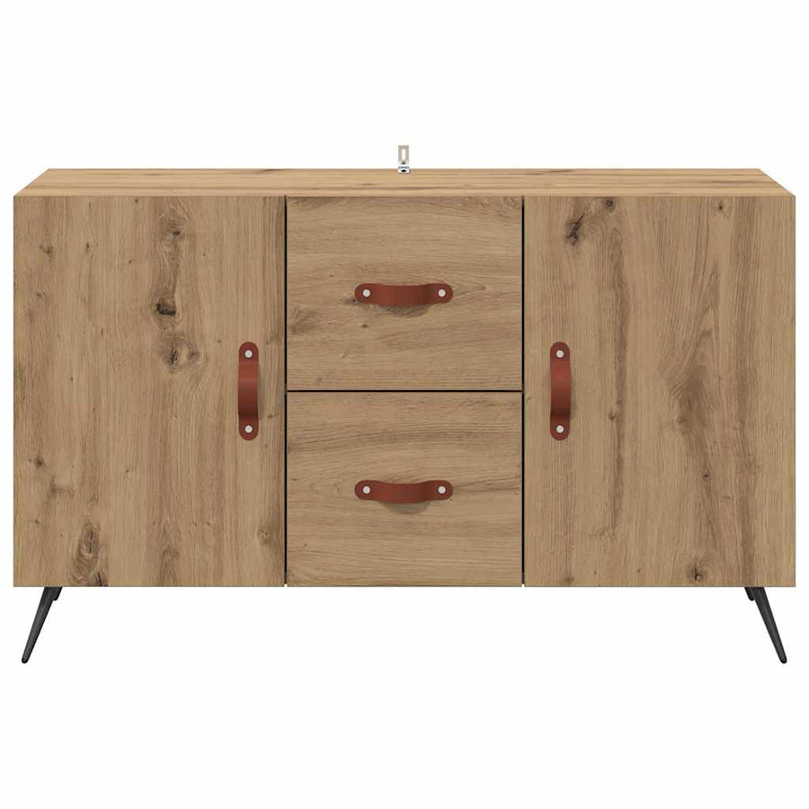 Dressoir met lade Artisan Eiken 100 x 36 x 60 cm Bewerkt hout