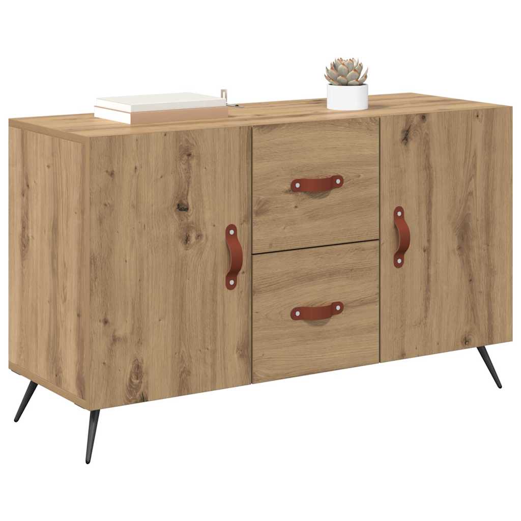 Dressoir met lade Artisan Eiken 100 x 36 x 60 cm Bewerkt hout