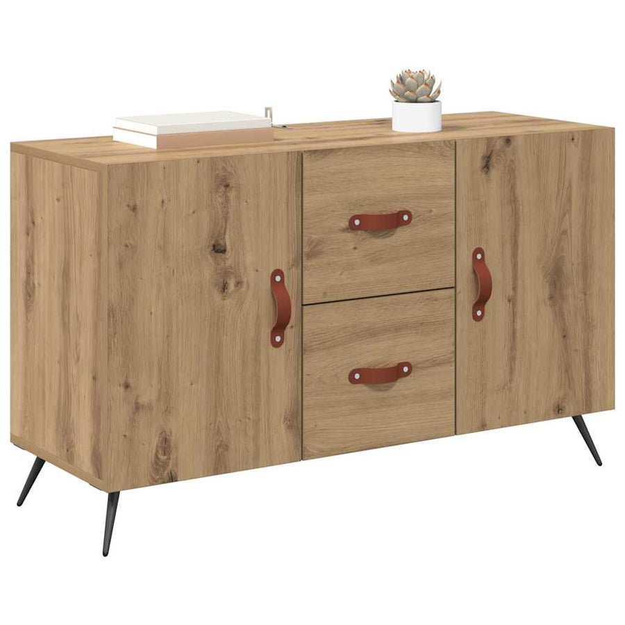 Dressoir met lade Artisan Eiken 100 x 36 x 60 cm Bewerkt hout