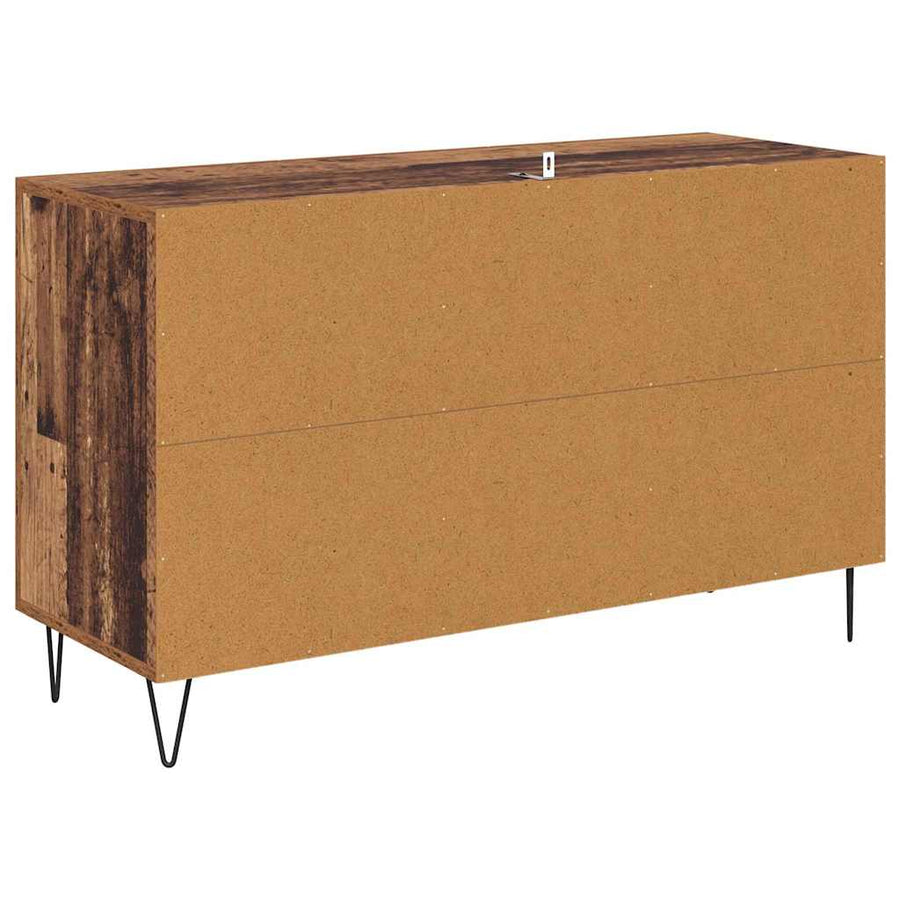 Dressoir met lade Oud Hout 100 x 36 x 60 cm Bewerkt hout