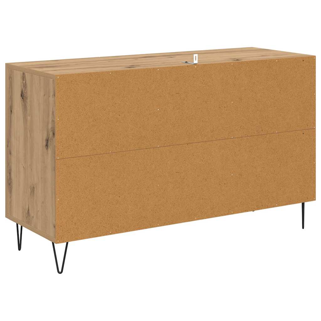 Dressoir met lade Artisan Eiken 100 x 36 x 60 cm Bewerkt hout