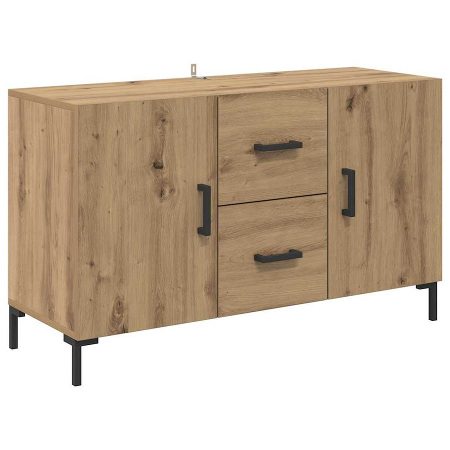 Dressoir met lade Artisan Eiken 100 x 36 x 60 cm Bewerkt hout