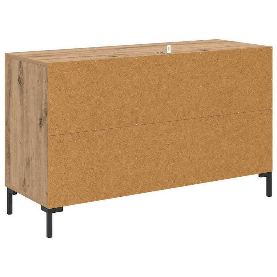 Dressoir met lade Artisan Eiken 100 x 36 x 60 cm Bewerkt hout