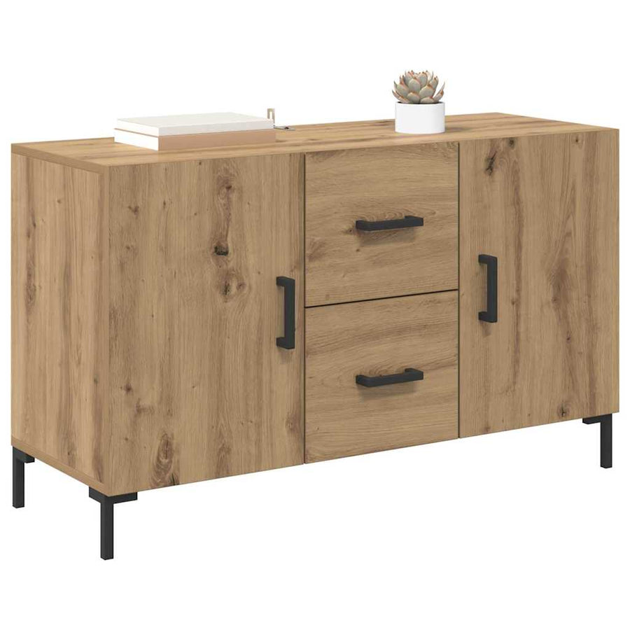 Dressoir met lade Artisan Eiken 100 x 36 x 60 cm Bewerkt hout