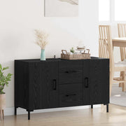 Dressoir zwart eiken 100x36x60 cm