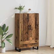 Highboard 69,5x30x115 cm oud hout bewerkt hout
