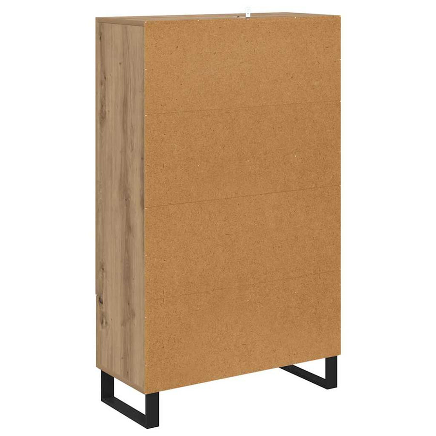 Highboard Artisan Eiken 69,5 x 30 x 115 cm Bewerkt hout
