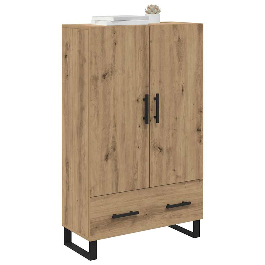Highboard Artisan Eiken 69,5 x 30 x 115 cm Bewerkt hout