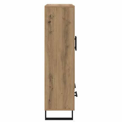 Highboard Artisan Eiken 69,5 x 30 x 115 cm Bewerkt hout