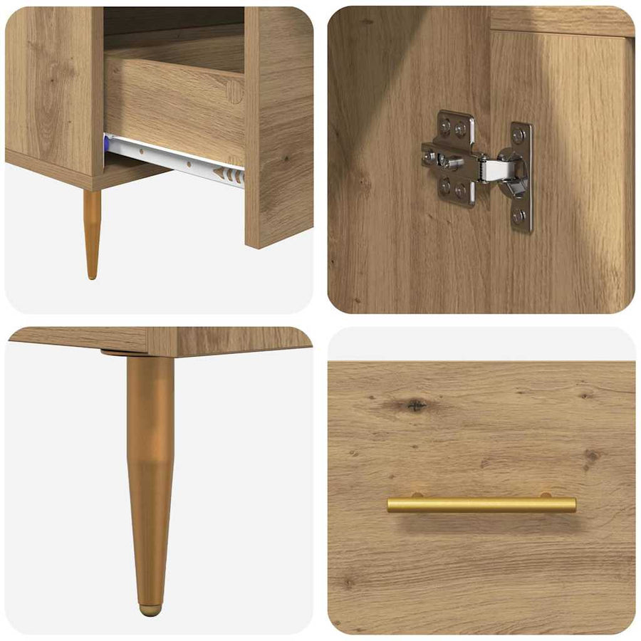Highboard met lade Artisan Eiken 69,5 x 31 x 115 cm