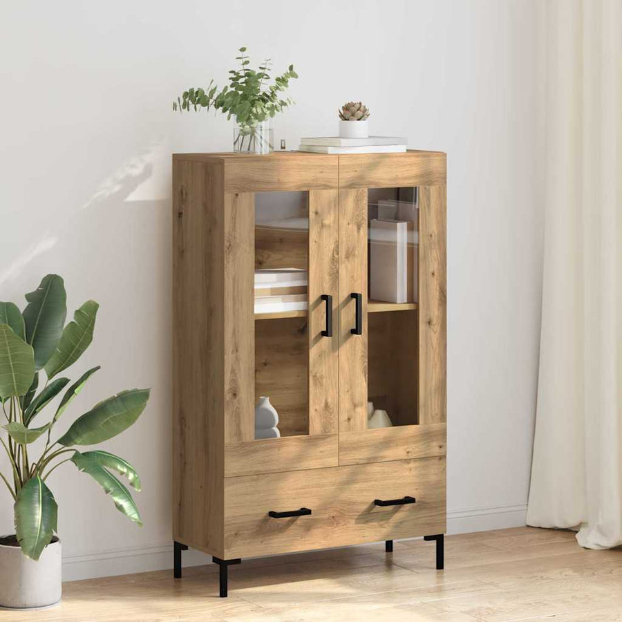 Highboard Artisan Eiken 69,5 x 31 x 115 cm Bewerkt hout