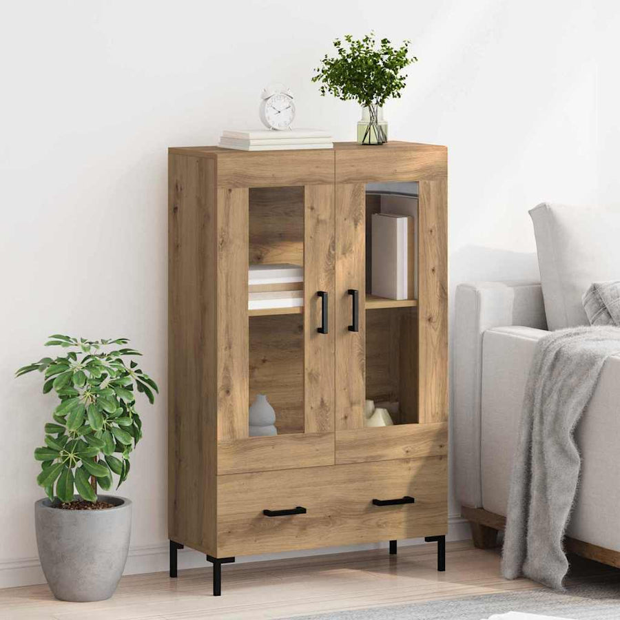 Highboard Artisan Eiken 69,5 x 31 x 115 cm Bewerkt hout
